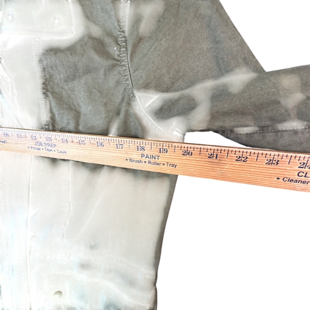 Per Se Womens M Olive Green Utility Field Jacket Military Safari‎ Core - Picture 6 of 10